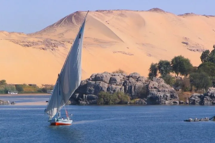 Guía privado en Egipto dando explicaciones