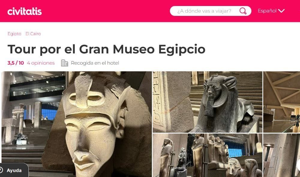 Tour por el Gran museo egipcio de Civitatis
