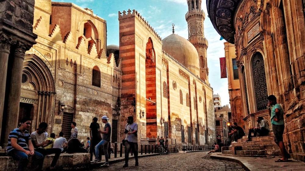 Viajar de turismo por El Cairo.