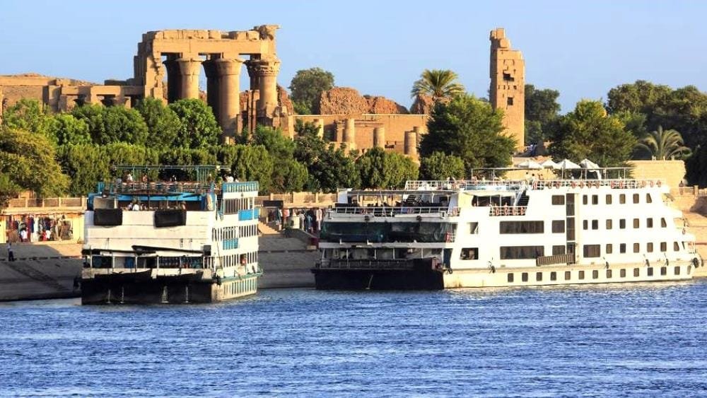 Puerto de Kom Ombo en El Nilo