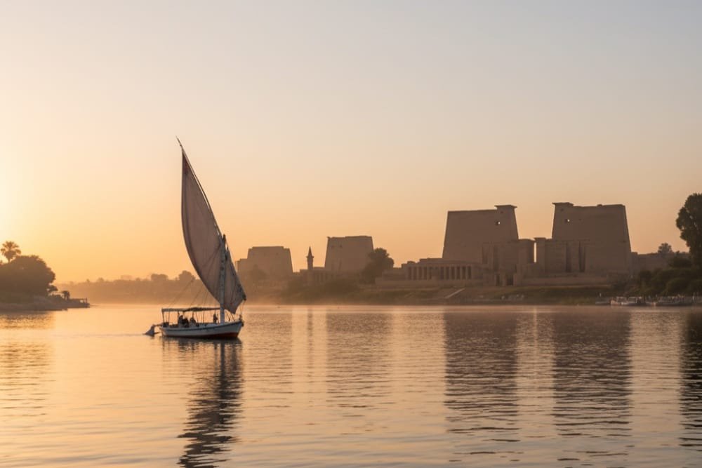 Temperaturas de Egipto en febrero