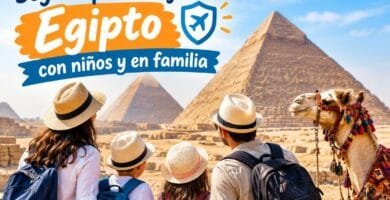 Seguro para viajar a Egipto con niños y en familia