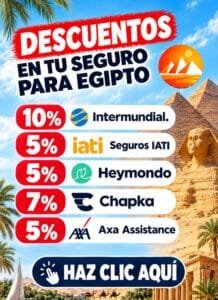 Seguros para viajar Egipto