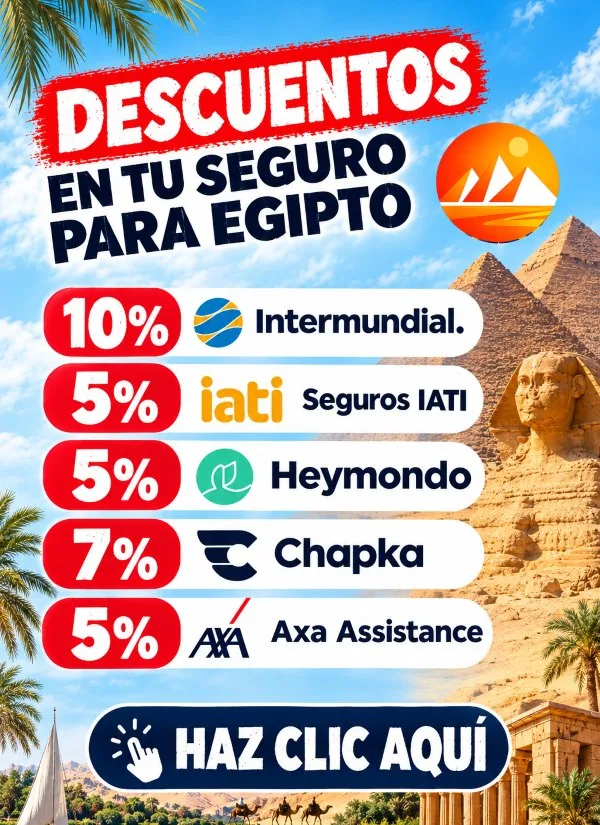 Seguros baratos para Egipto